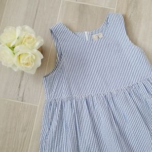 Blue Seersucker dress